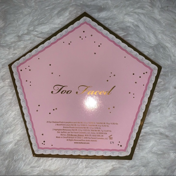 too faced NIB christmas star face palette - Picture 5 of 5